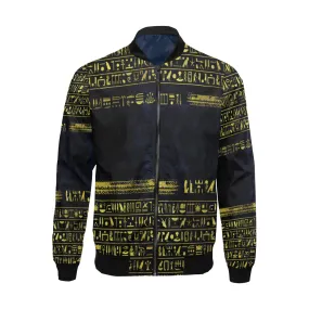 HIEROGLYPH DELUXE All Over Print Bomber Jacket