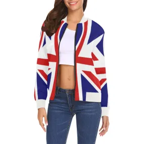 LONDON ANKH All Over Print Bomber Jacket for Women