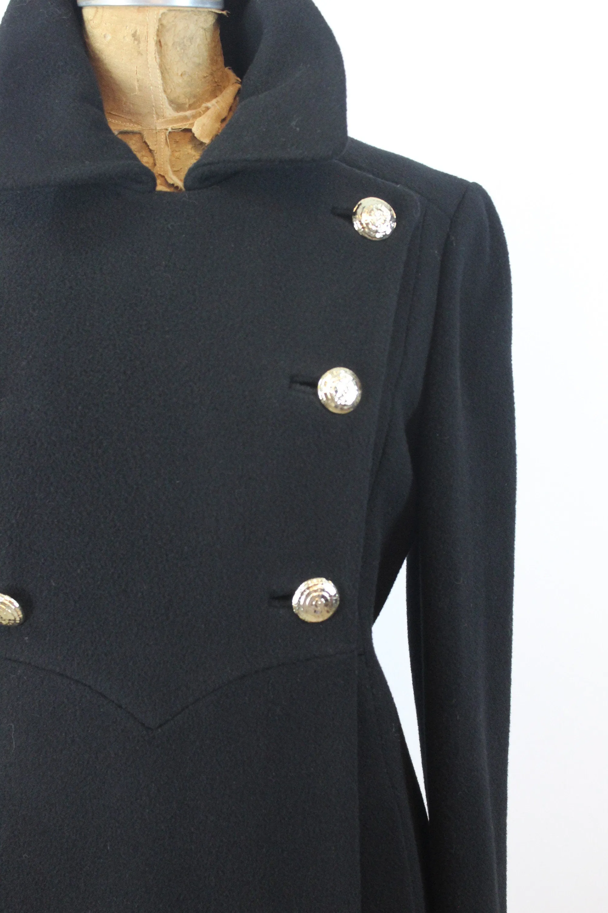 1970s 1971 documented RIVA military wool coat small | new fall