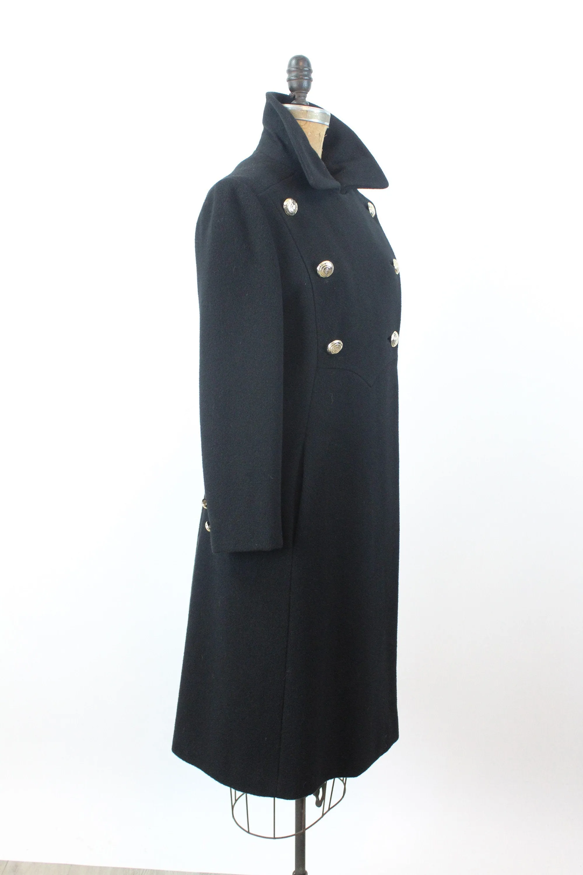 1970s 1971 documented RIVA military wool coat small | new fall