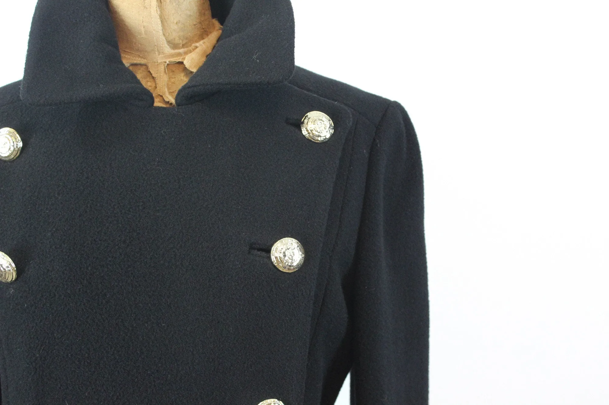 1970s 1971 documented RIVA military wool coat small | new fall