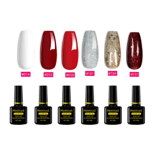 6 Colors Gel Nail Polish Set