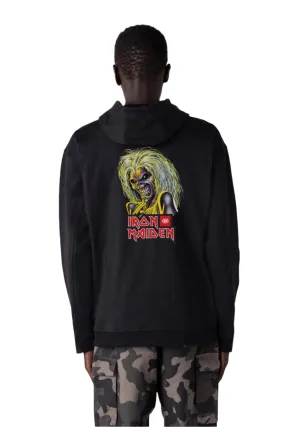 686 Everywhere Performance Double Knit Pullover Hoodie Iron Maiden Eddies Black