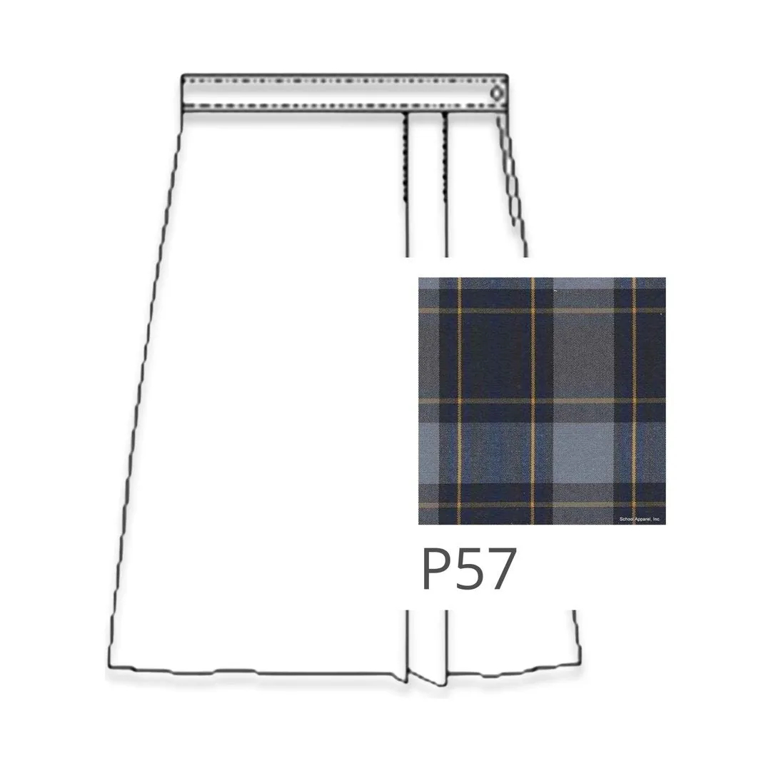 A  - Girl's UD Skort (Scooter) - Plaid 57 - Plus Size