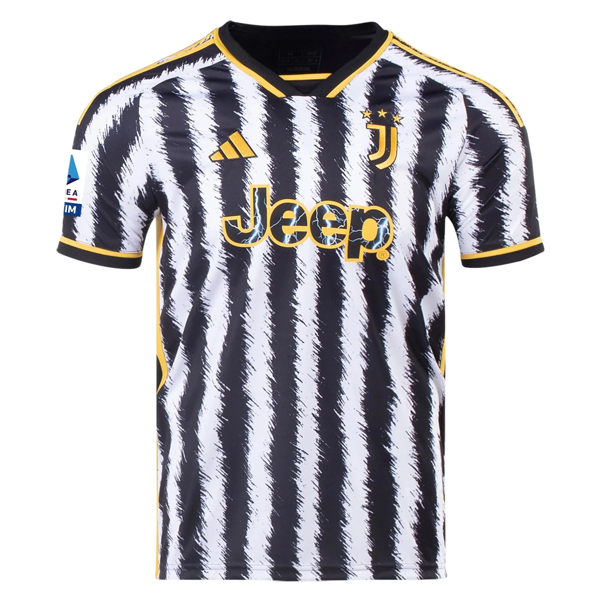 adidas Iling Jr Juventus Home Jersey w/ Serie A Patch 23/24 (Black/White)