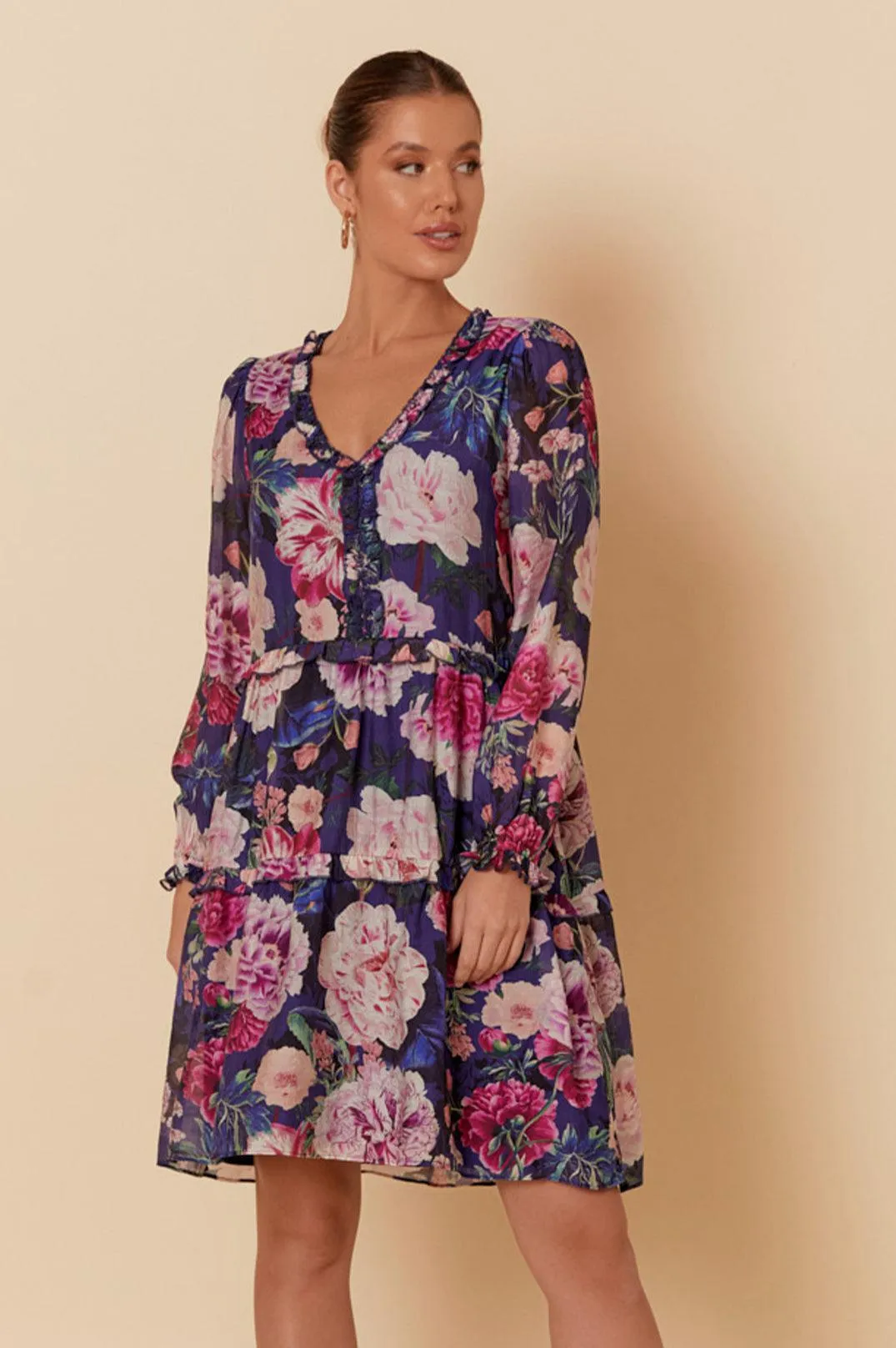 Adorne Sloan Windsor Print Dress