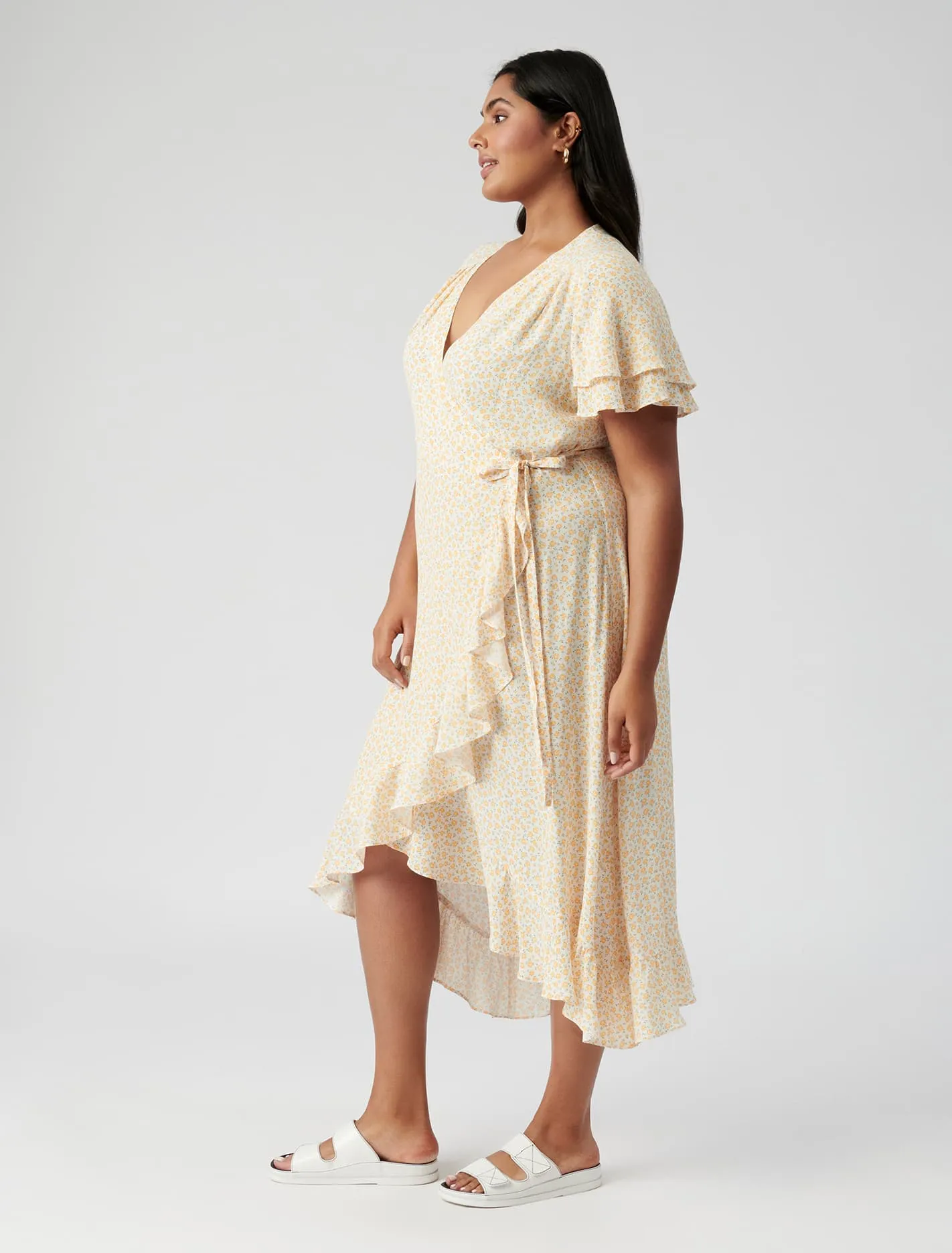 Alexis Curve Wrap Dress