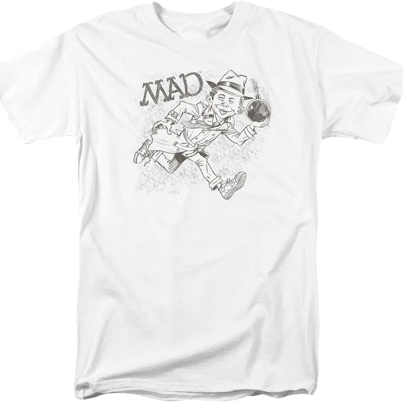 Alfred E. Neuman Sketch Mad Magazine T-Shirt