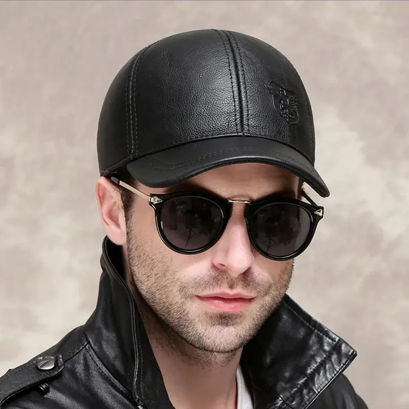 ALR™ Genuine Leather Eagle Baseball Cap