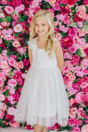 Angie Lace Bodice First Communion or Flower Girl Dress