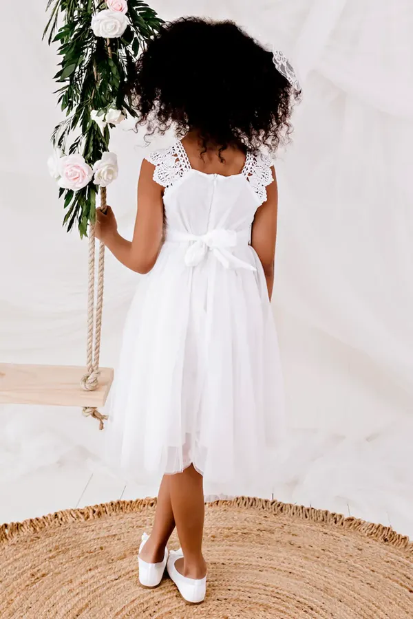 Angie Lace Bodice First Communion or Flower Girl Dress