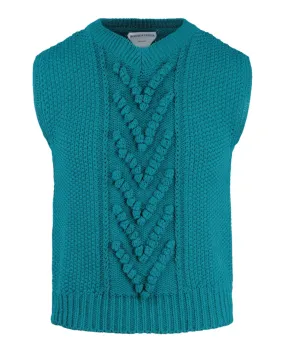 Aran Knitted Vest