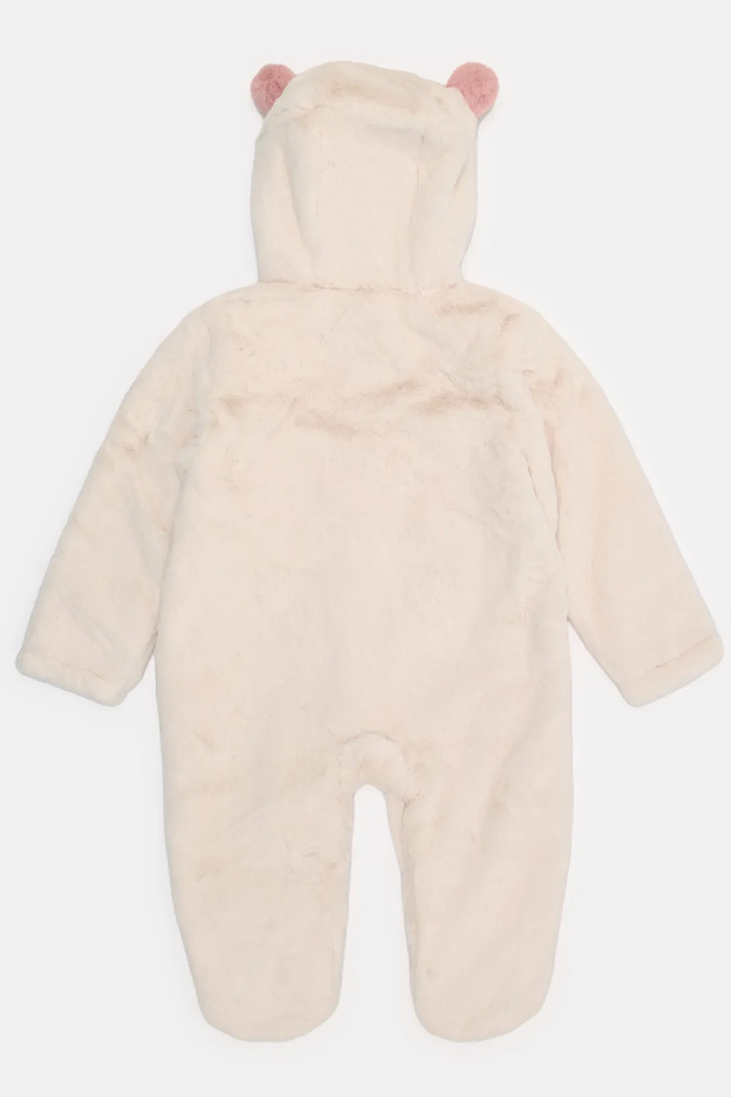 Baby Cream Fluffy Bear Coat