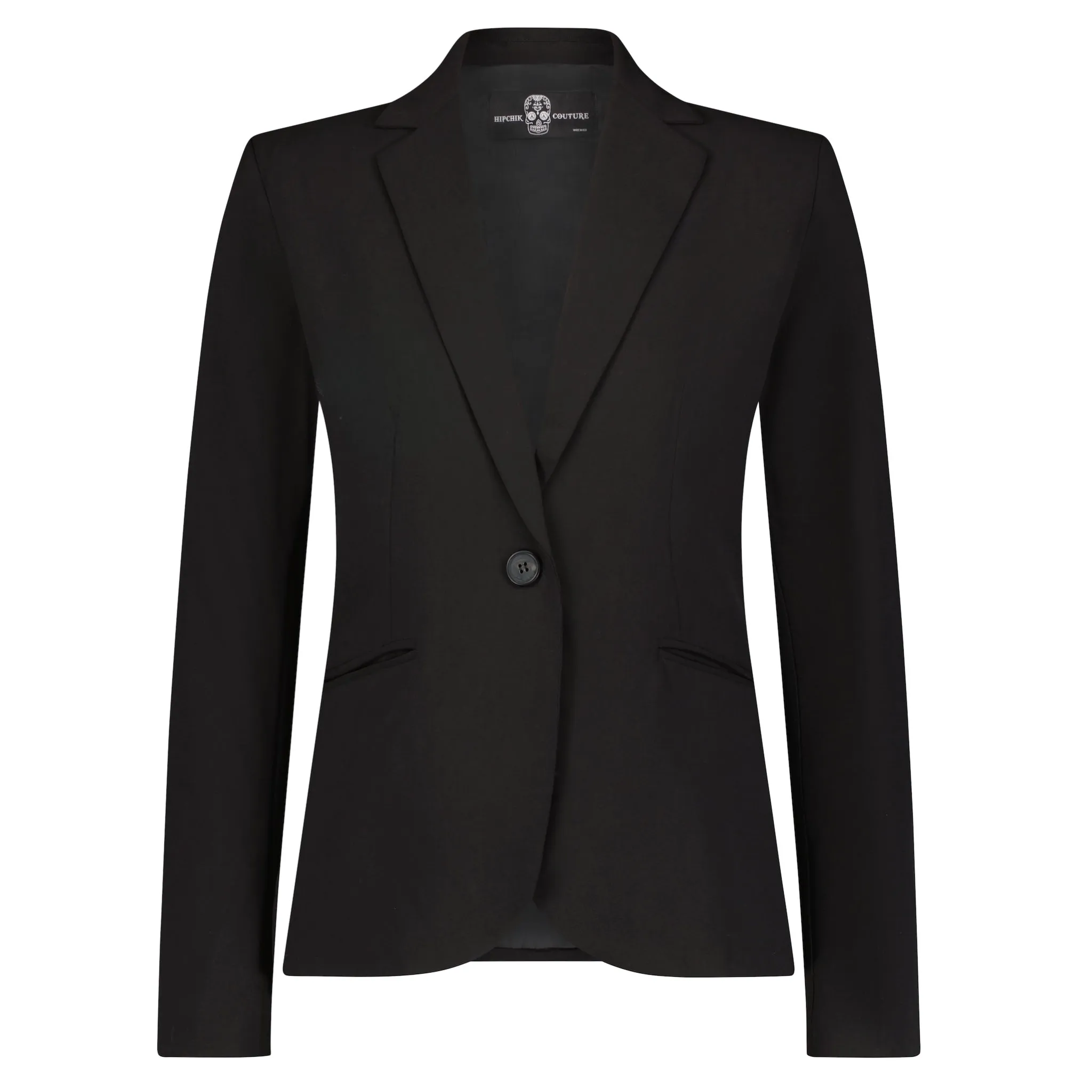 Big Skull Blazer - Black Sample Sale Size 6