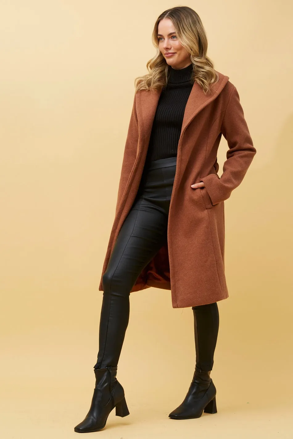 BRIDGET SHAWL COLLAR COAT