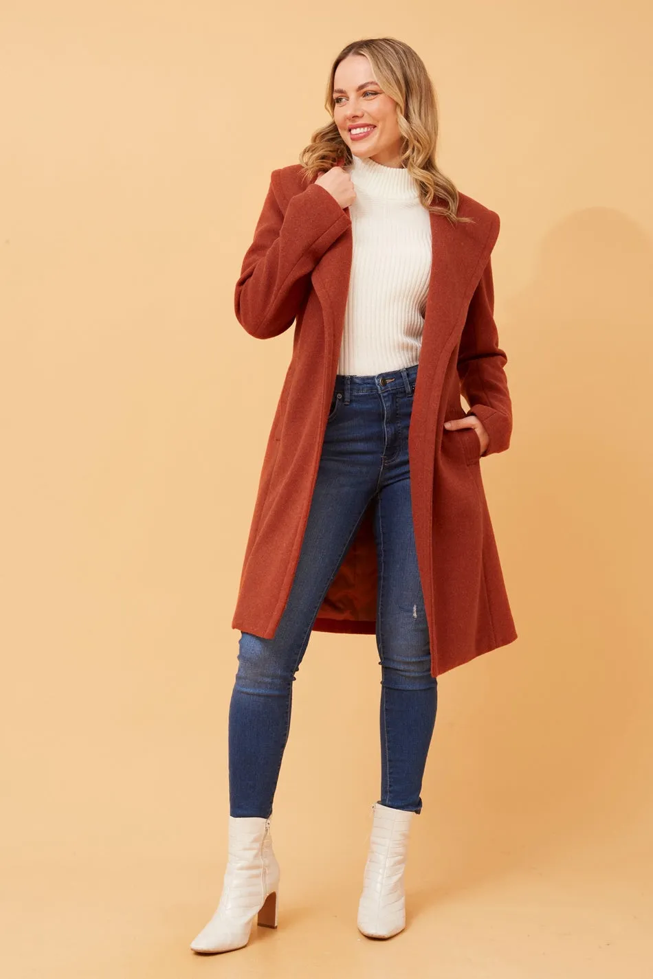 BRIDGET SHAWL COLLAR COAT