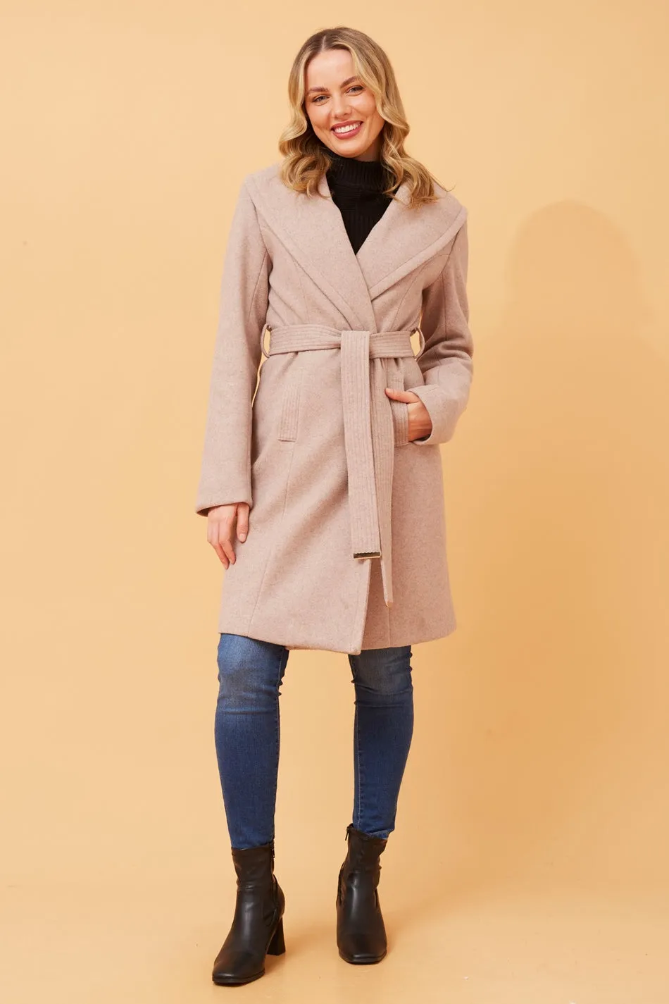 BRIDGET SHAWL COLLAR COAT