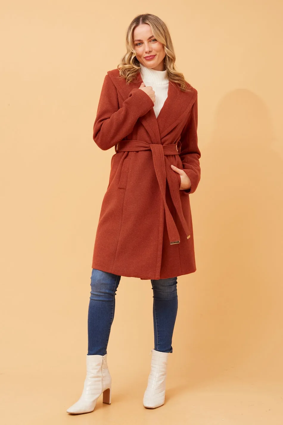 BRIDGET SHAWL COLLAR COAT