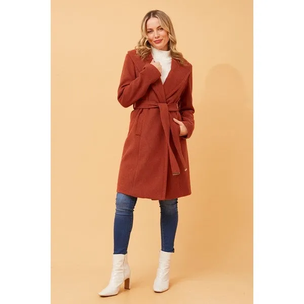 BRIDGET SHAWL COLLAR COAT