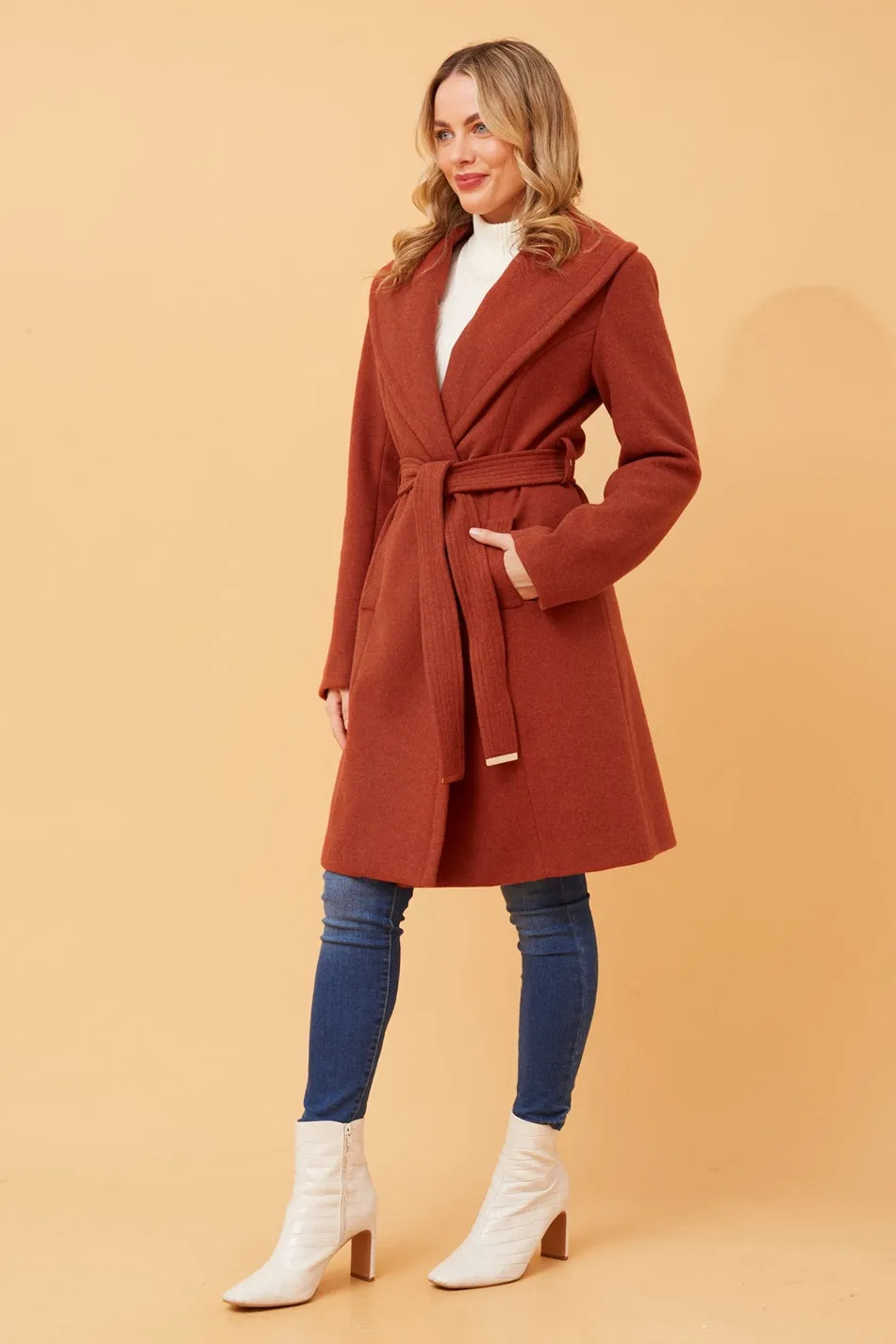 BRIDGET SHAWL COLLAR COAT