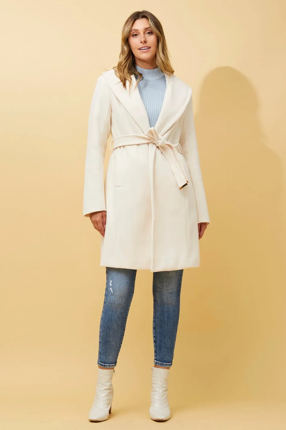 BRIDGET SHAWL COLLAR COAT