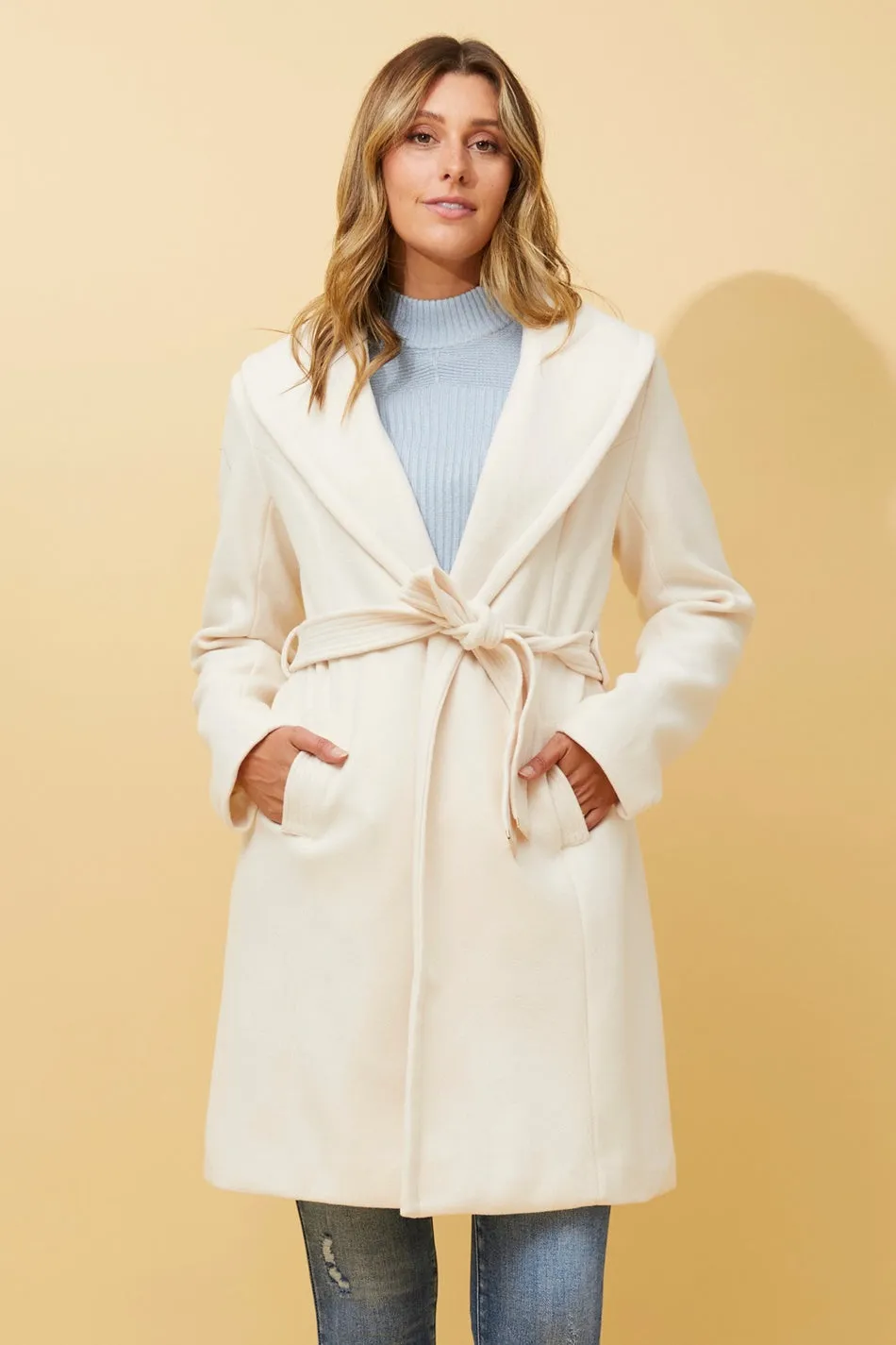 BRIDGET SHAWL COLLAR COAT