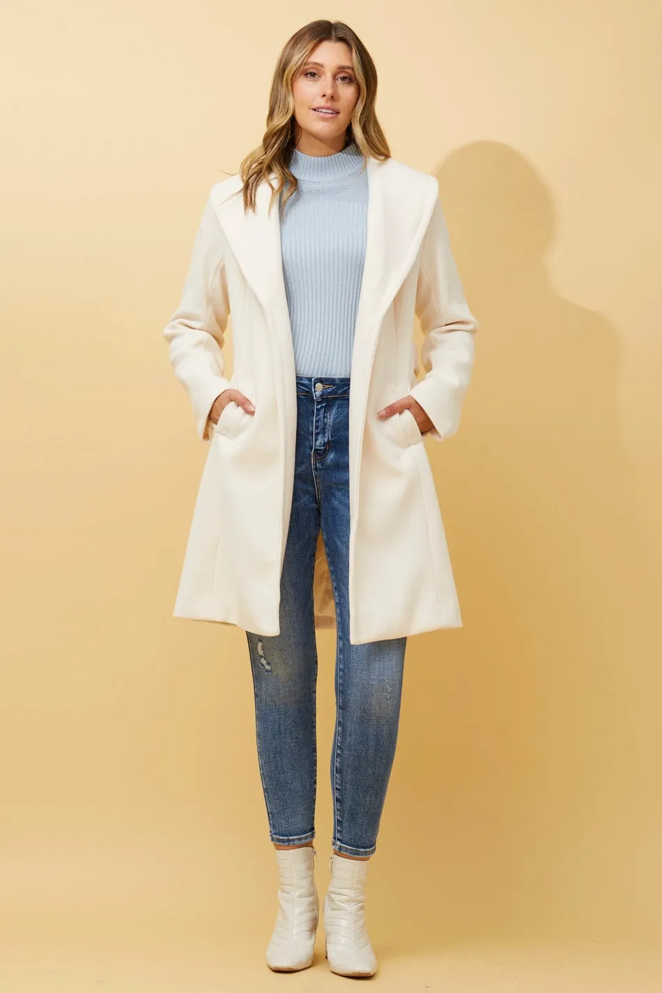 BRIDGET SHAWL COLLAR COAT