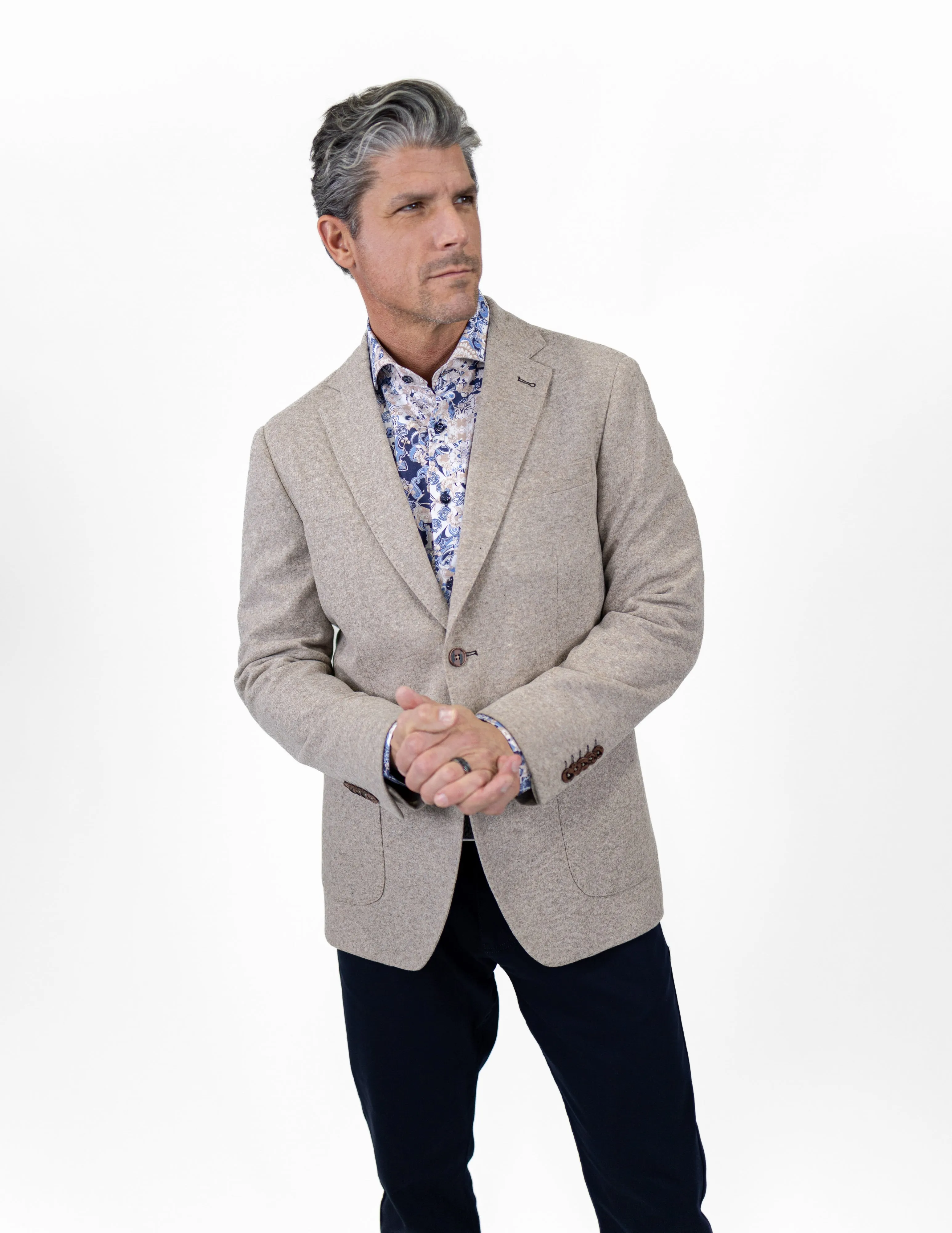 Brooks Oatmeal Blazer