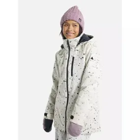 Burton Women's Lelah 2L Jacket Stout White Spatter