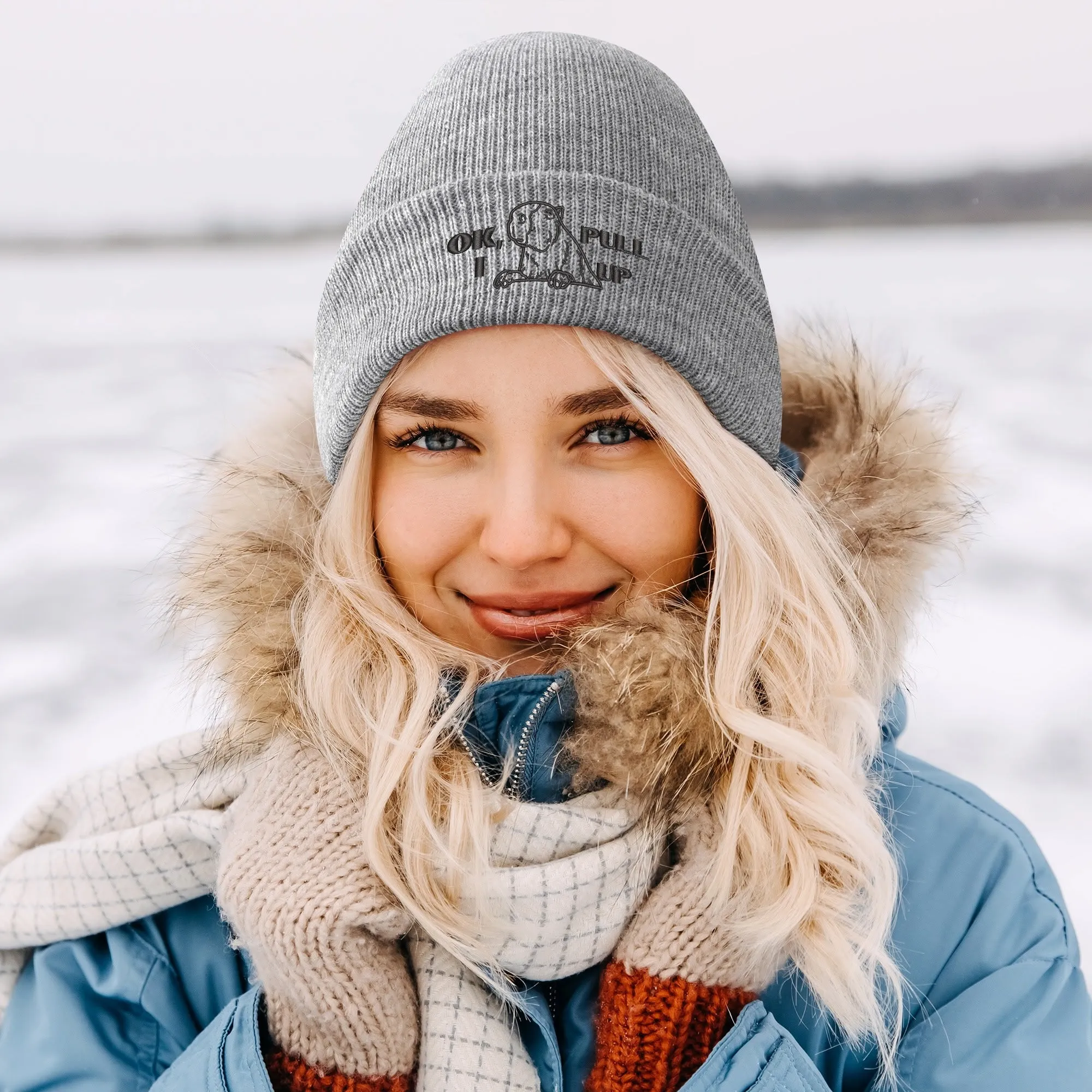 Capybara Embroidered Knitted Hats