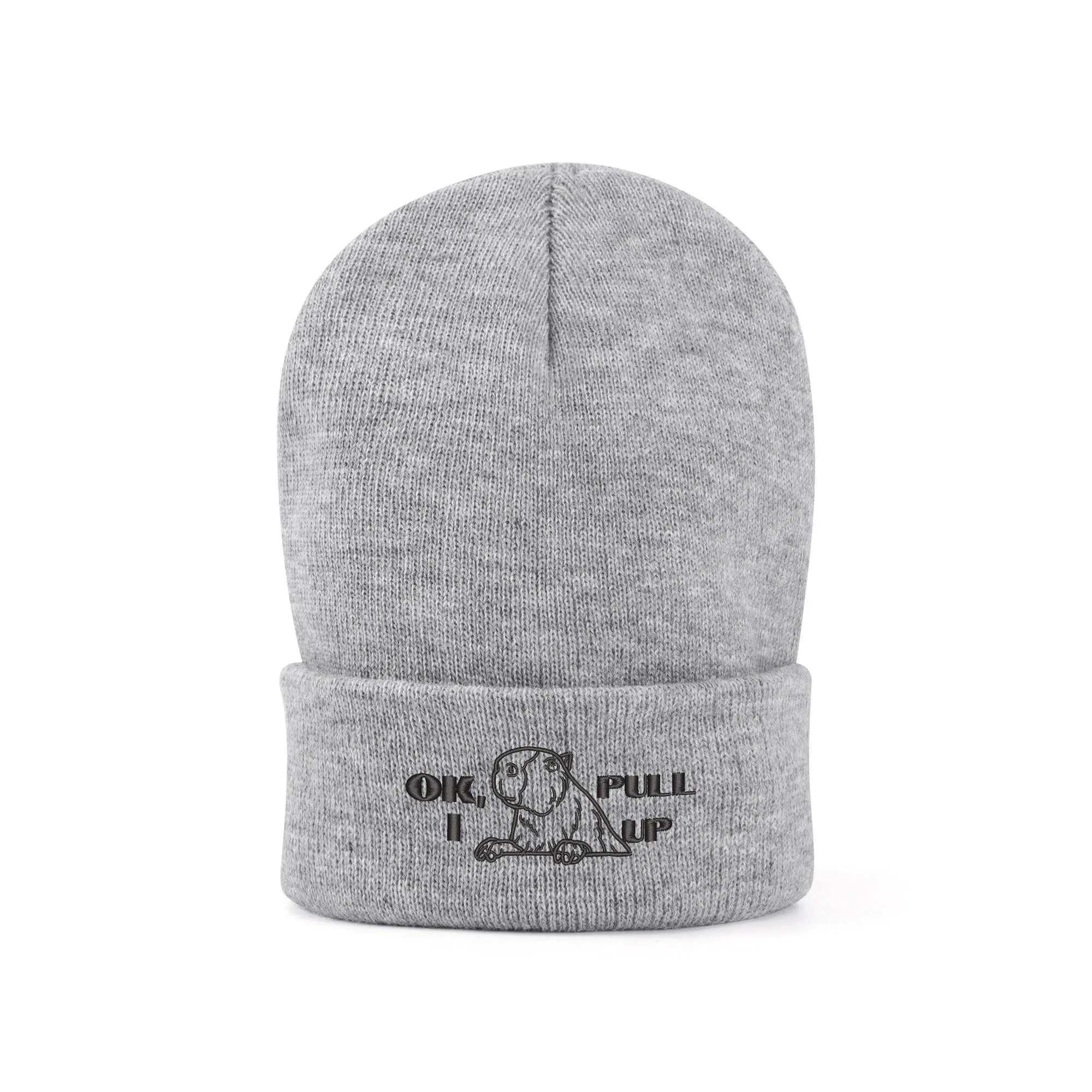 Capybara Embroidered Knitted Hats