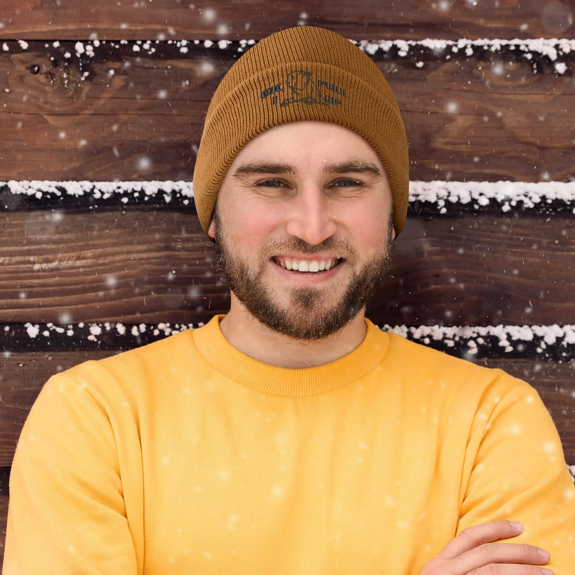 Capybara Embroidered Knitted Hats