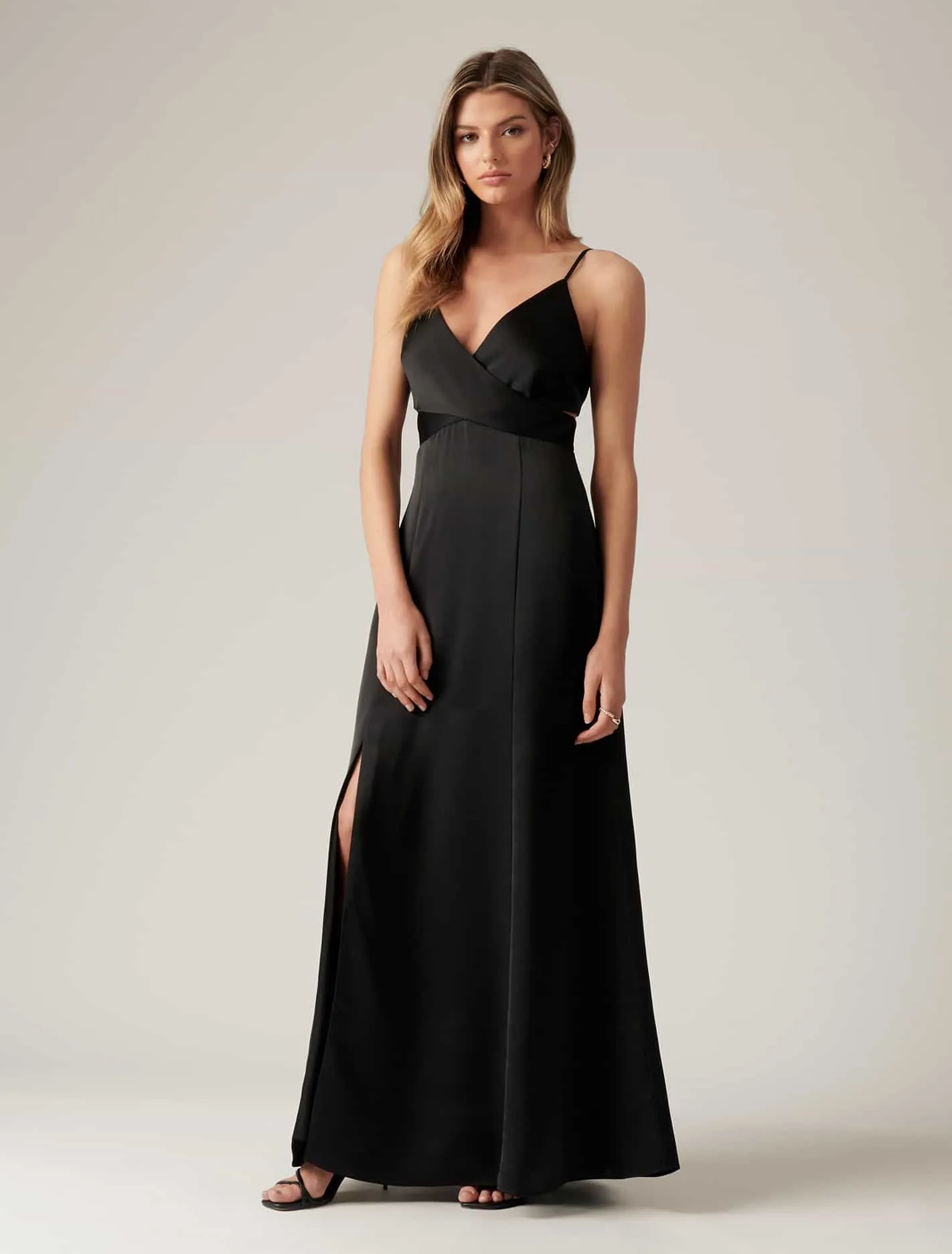 Carley Strappy Wrap Maxi Dress