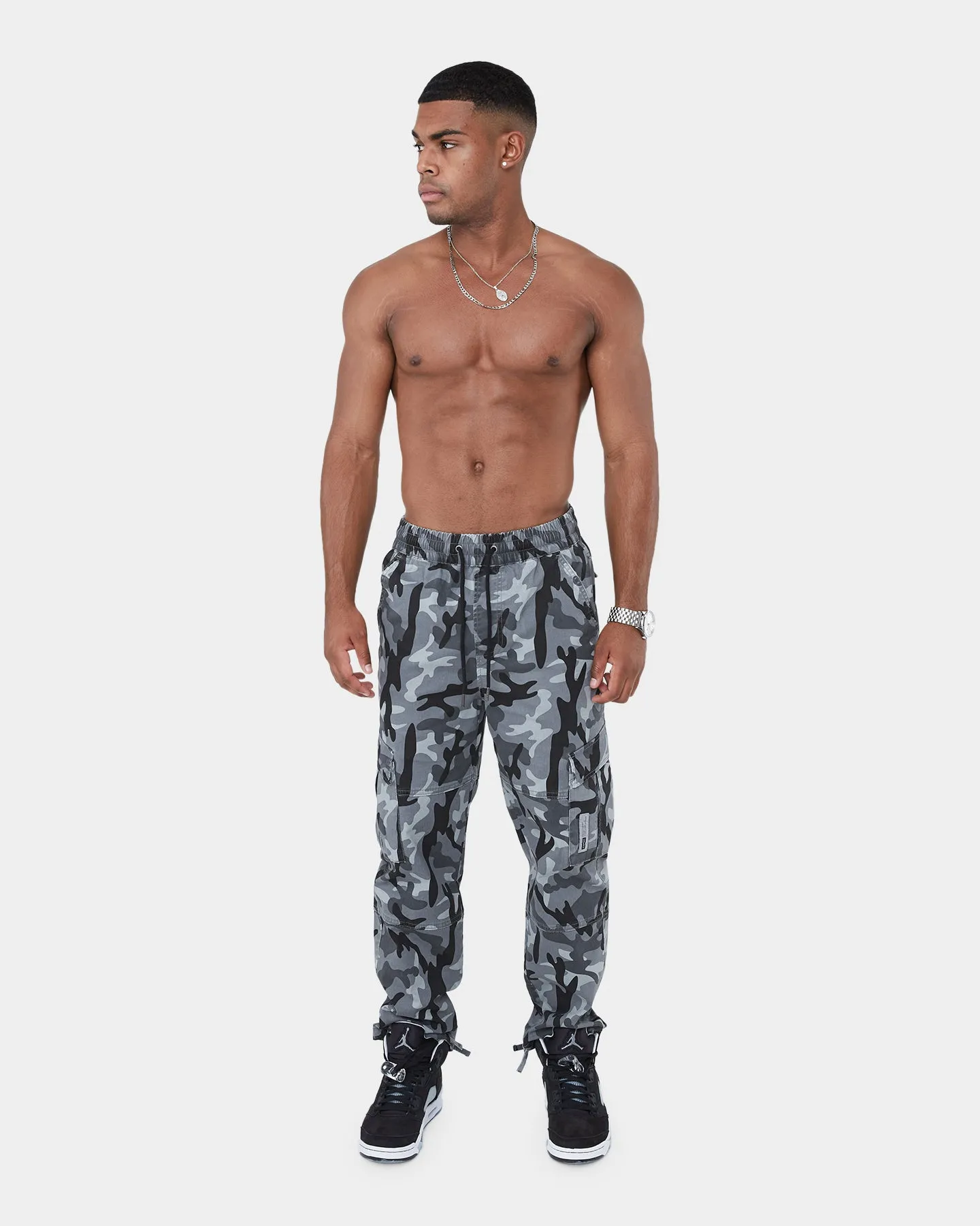 Carre Utilitaire Cargo Jogger Black Camo