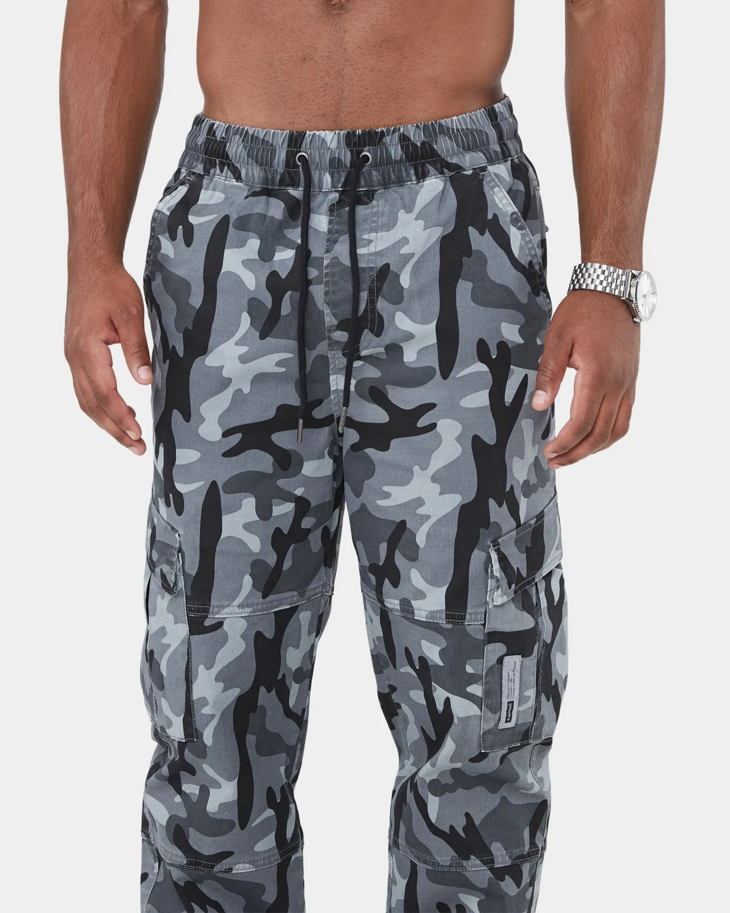 Carre Utilitaire Cargo Jogger Black Camo