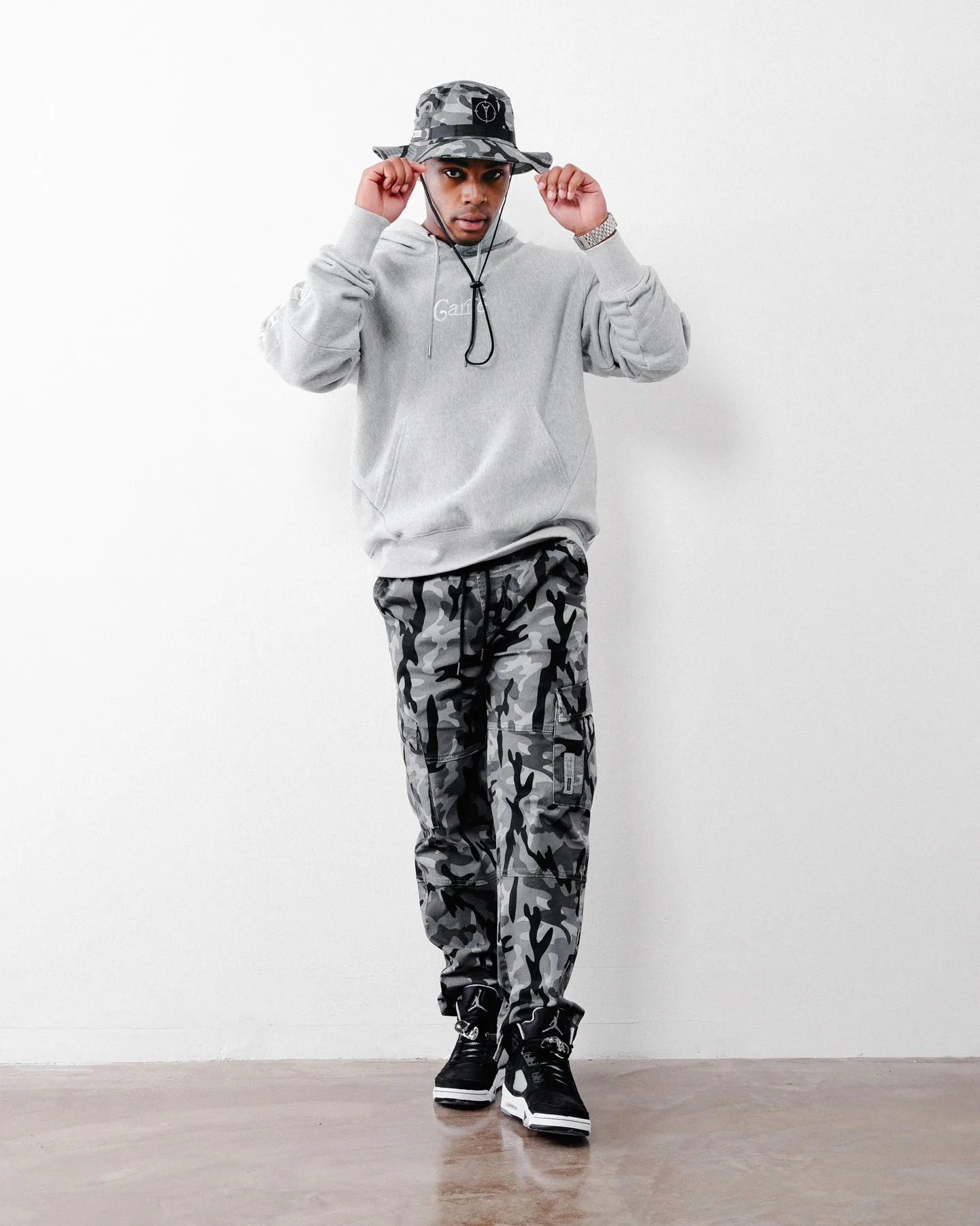 Carre Utilitaire Cargo Jogger Black Camo