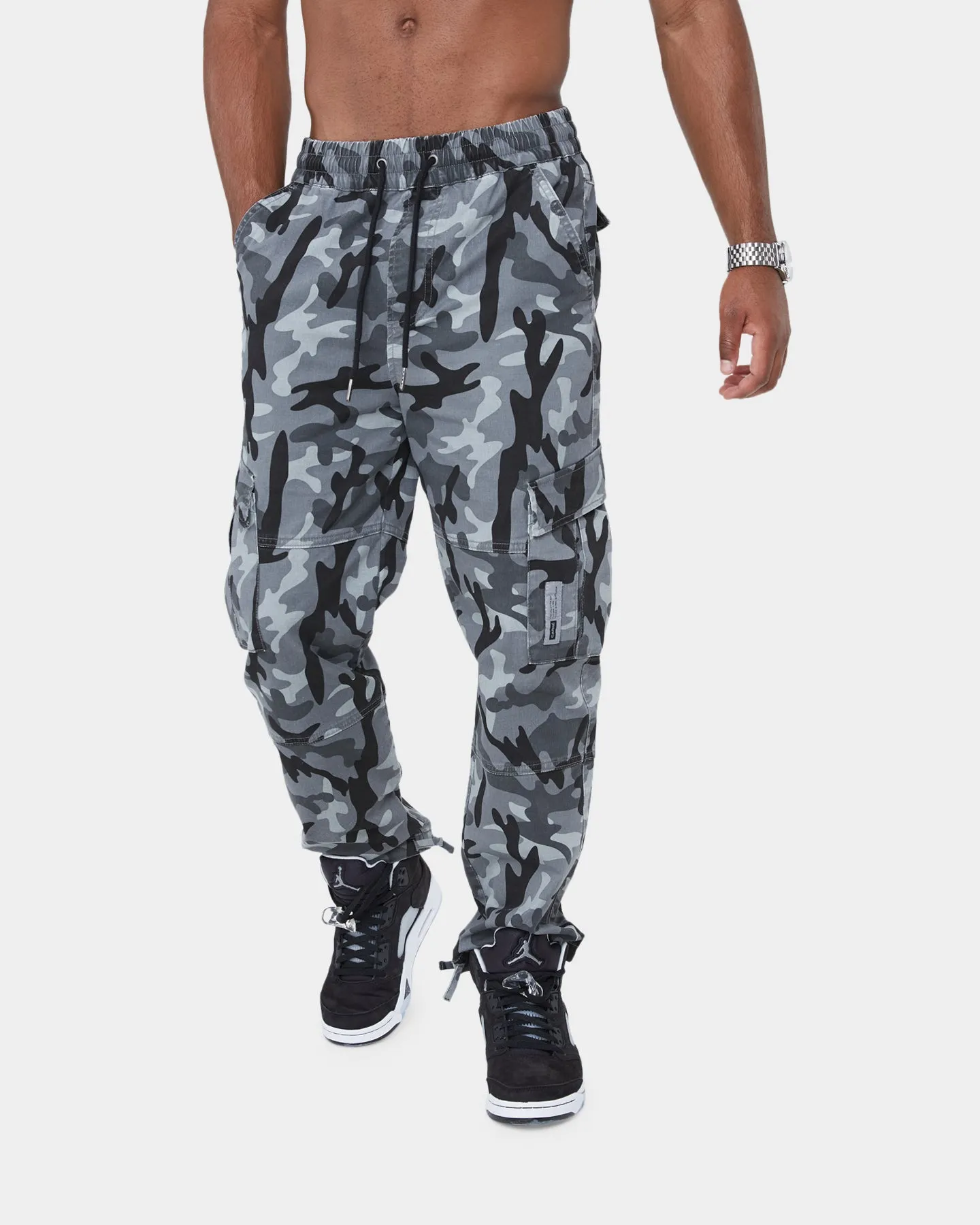 Carre Utilitaire Cargo Jogger Black Camo