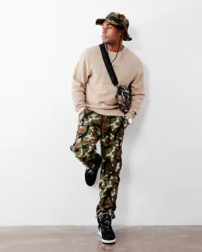 Carre Utilitaire Cargo Jogger Woodland Camo