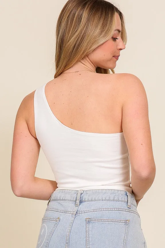 Carrie One Shoulder Bodysuit