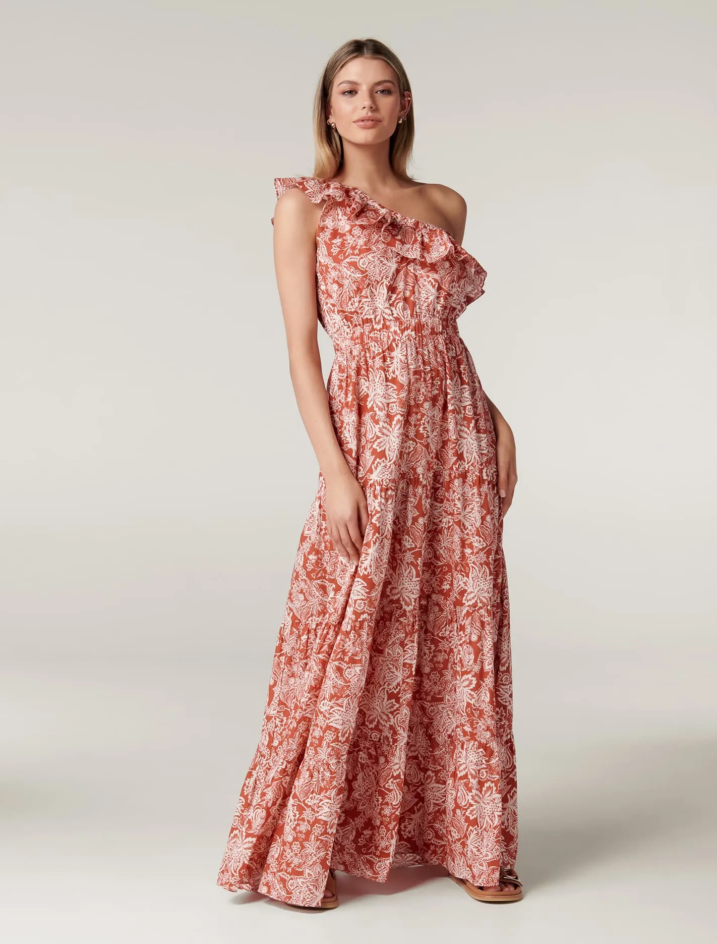 Carrie One Shoulder Maxi Dress