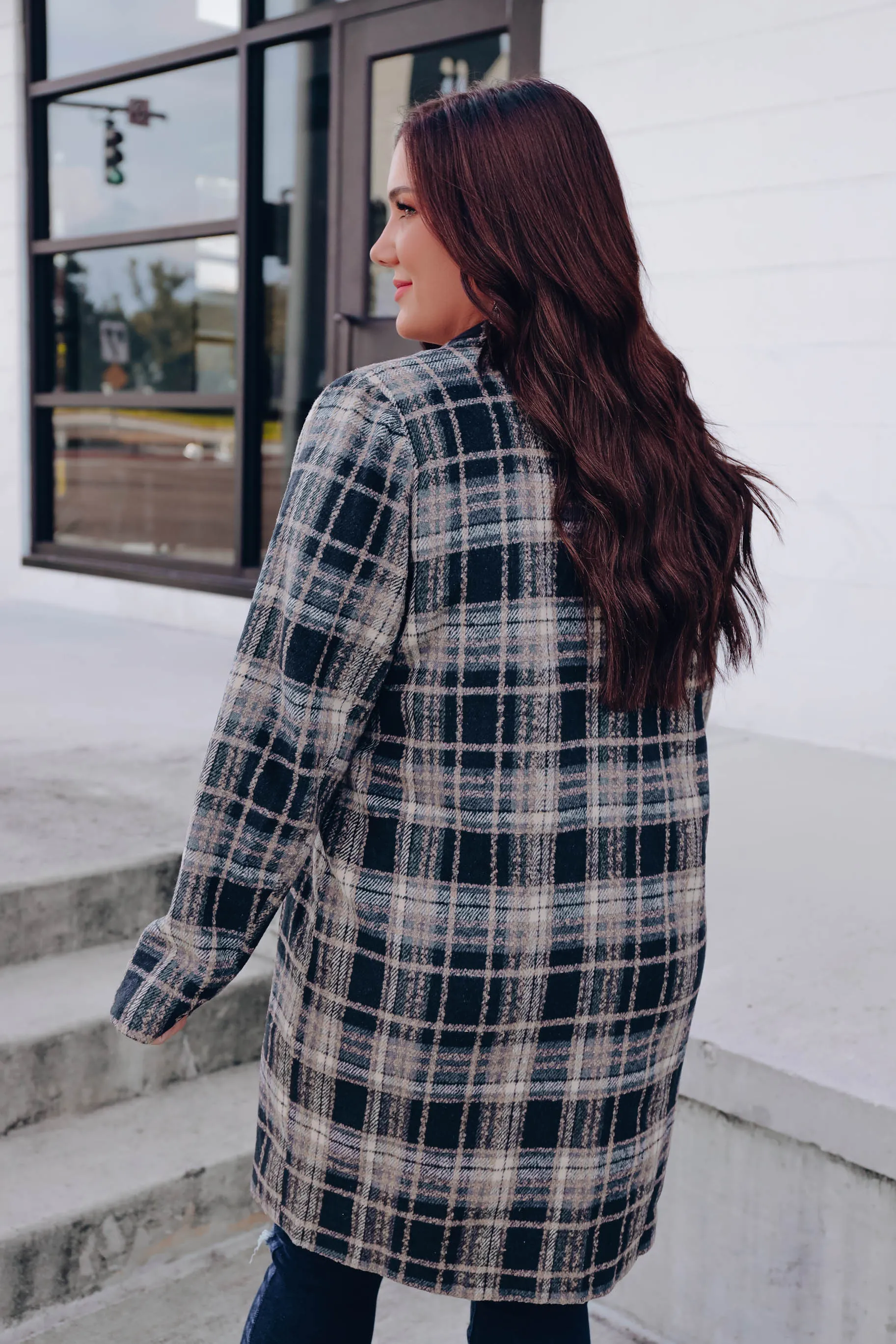 Chic Standards Plaid Coat