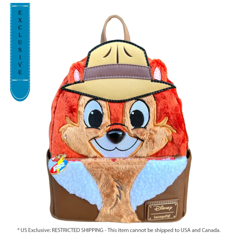 Chip 'n Dale: Rescue Rangers - Faux Fur Chip US Exclusive Cosplay Mini Backpack[RS]