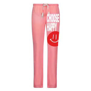 Choose Happy Pink Sweatpants