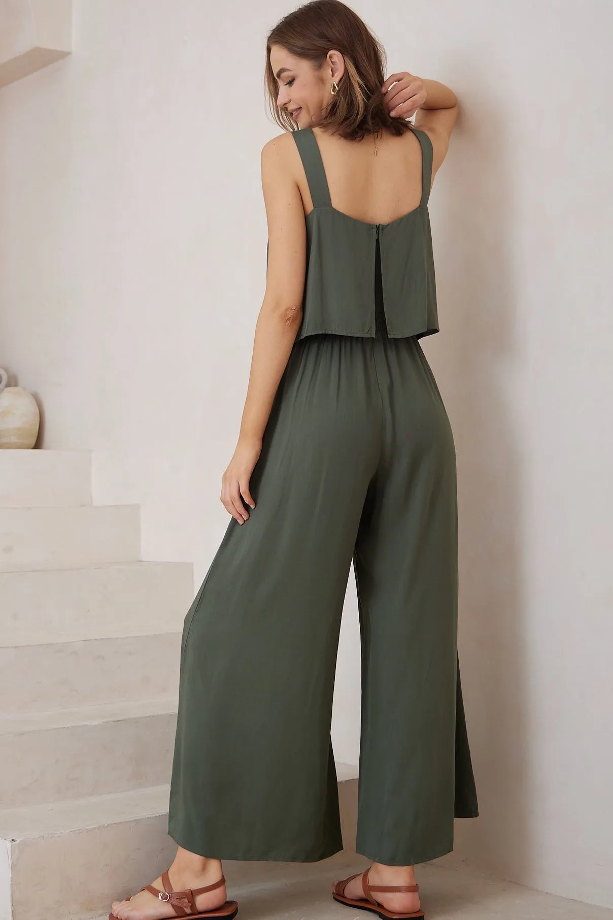 Cielo Jumpsuit - Khaki