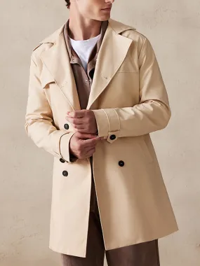 Classic Double-Breasted Trench Coat