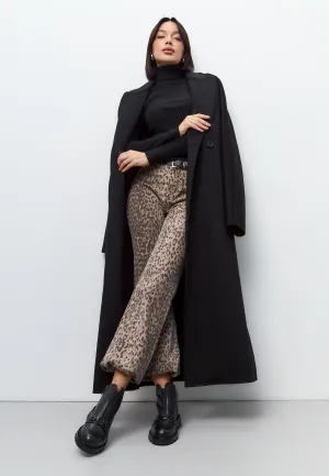 Classic Luxe Long Coat Rosie - Black