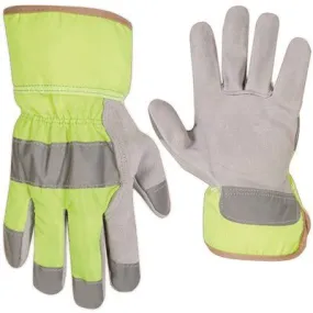 Clc Hi-Viz Safety Cuff Work Gloves Large