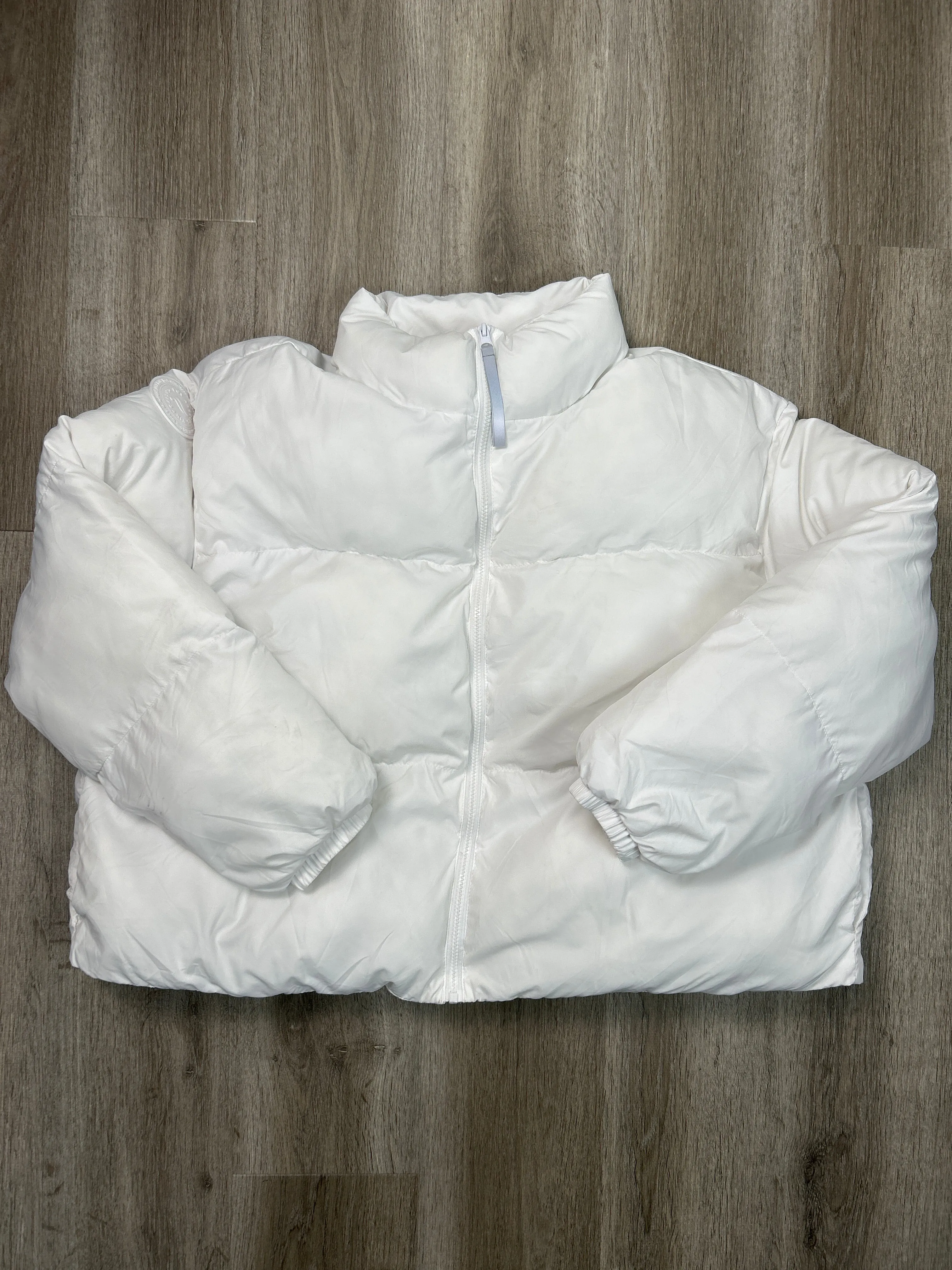 Coat Puffer & Quilted By Fabletics In White, Size: 2x