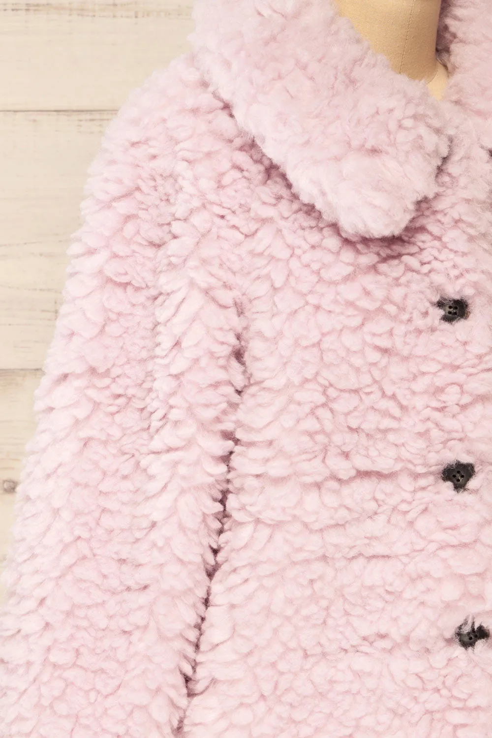 Coldfield | Fuzzy Button-Up Teddy Coat