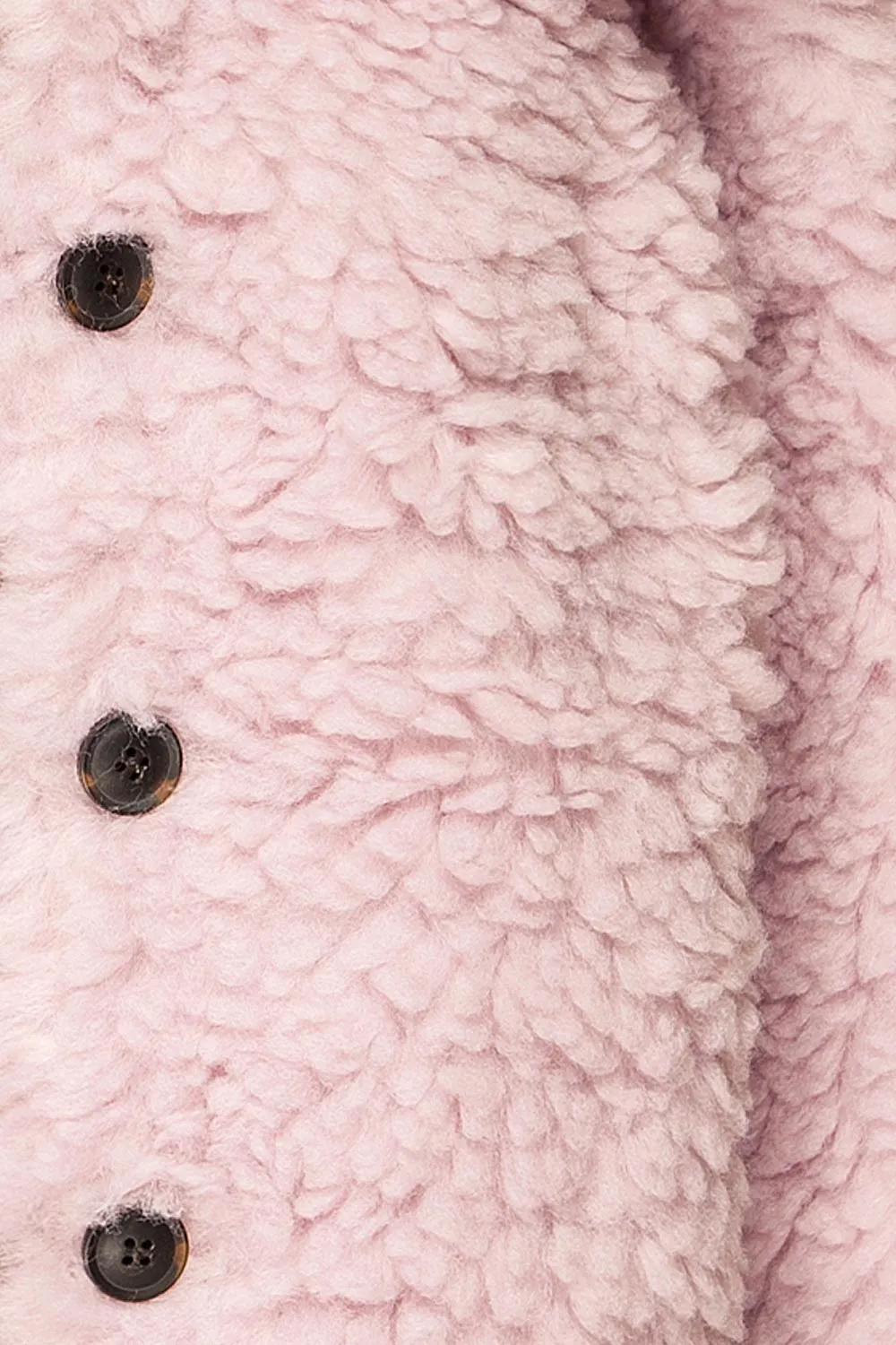 Coldfield | Fuzzy Button-Up Teddy Coat